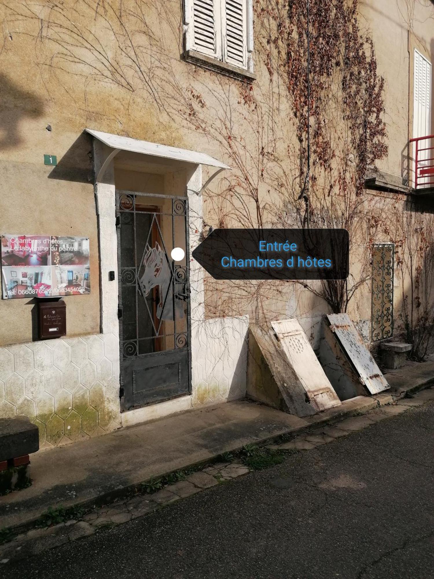 Chambres D Hotes Le Labyrinthe Du Peintre Bransat Bagian luar foto